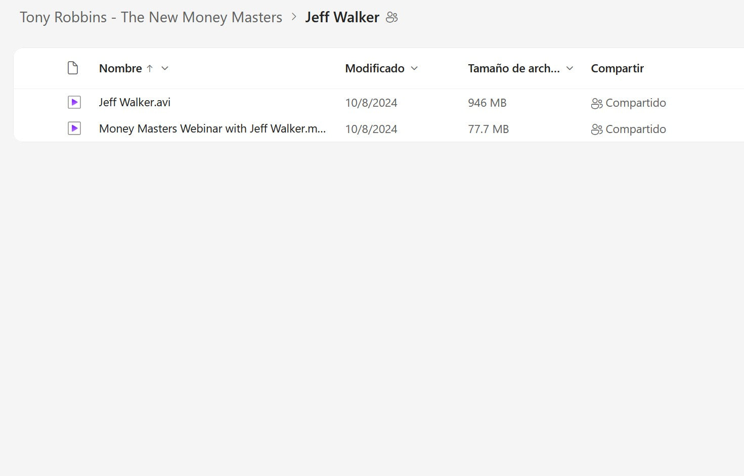 Tony Robbins – The New Money Masters Module 7 Jeff Walker on My Premium Courses