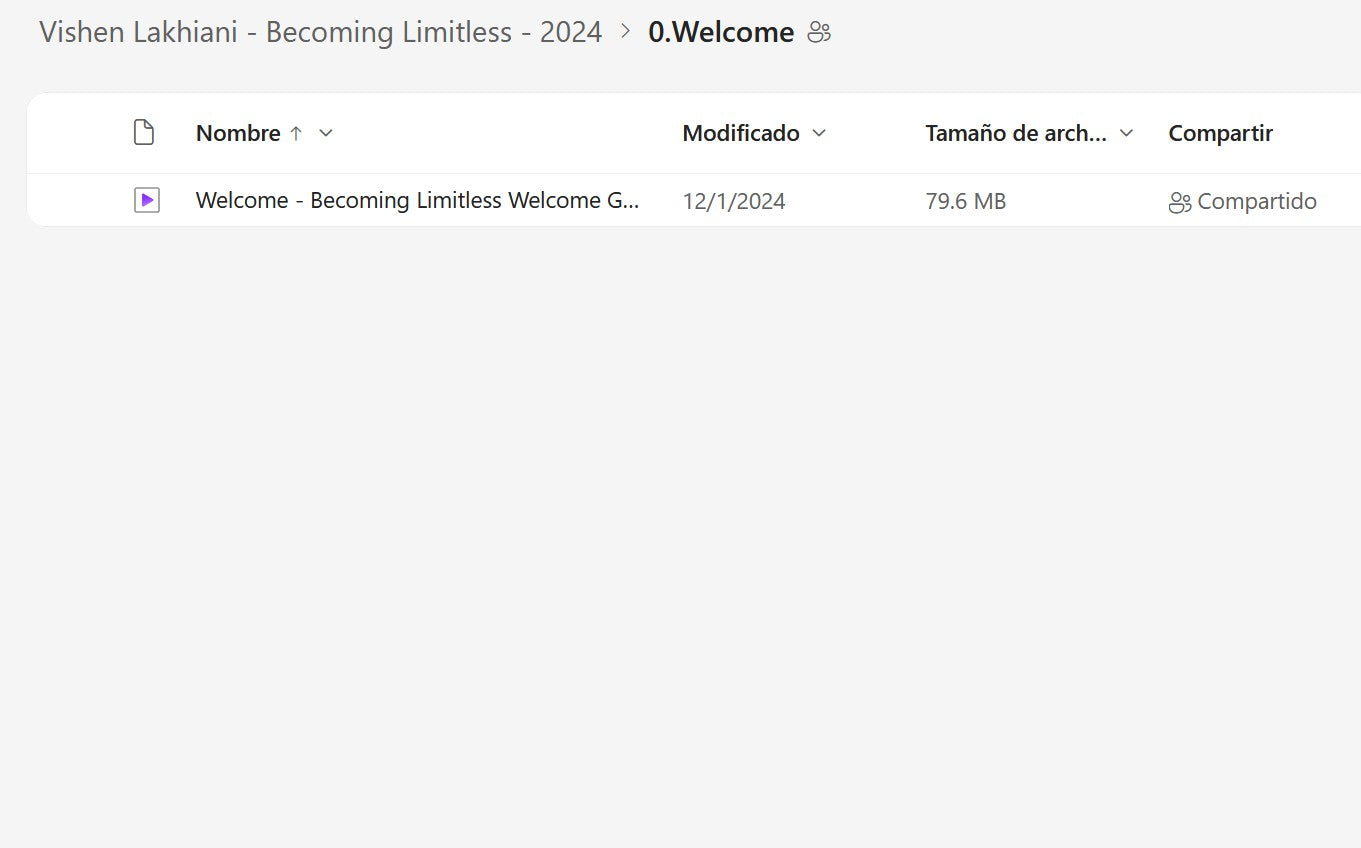 Vishen Lakhiani – Becoming Limitless Module 0.1 on My Premium Courses