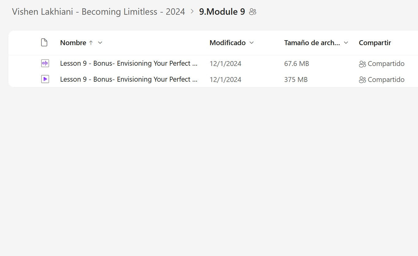 Vishen Lakhiani – Becoming Limitless Module 9 on My Premium Courses